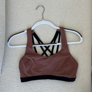 Lululemon Wood Brown Sports Bra